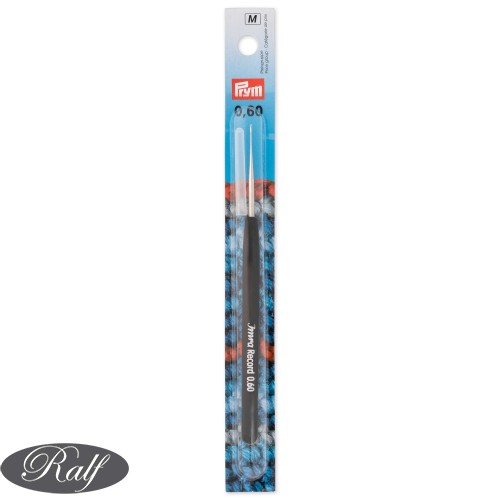 Croseta metalica cu maner din silicon, nr 0.60, 12.5 cm - Prym 175625